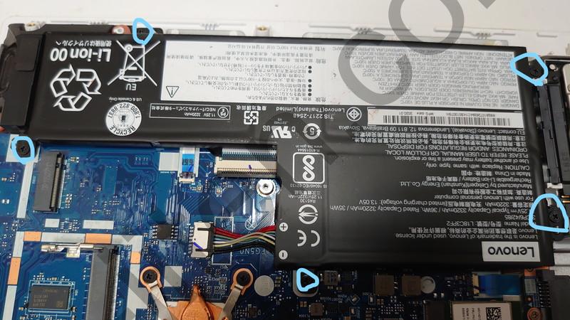 PC-GN23DJTAF-バッテリーの交換修理写真４