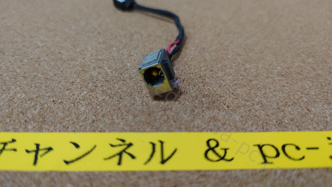 NEC VERSAPRO VK21LX-C DCジャック(給電端子) 実物写真 4枚目 NBL80 DC.IN.CABLE.ASSY P/N DC301009R00Rev 1.0