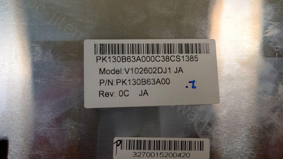 NEC VERSAPRO VK21LX-C キーボード 実物写真 4枚目 V102602DJ1 JA P/N PK130B63A00 Rev 0C JA