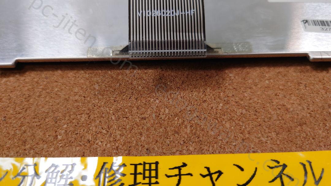 NEC VERSAPRO VK21LX-C キーボード 実物写真 6枚目 V102602DJ1 JA P/N PK130B63A00 Rev 0C JA